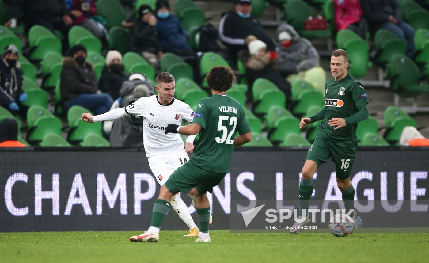 Russia Soccer Champions League Krasnodar - Stade Renne