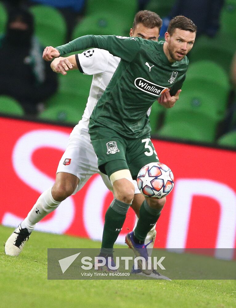 Russia Soccer Champions League Krasnodar - Stade Renne