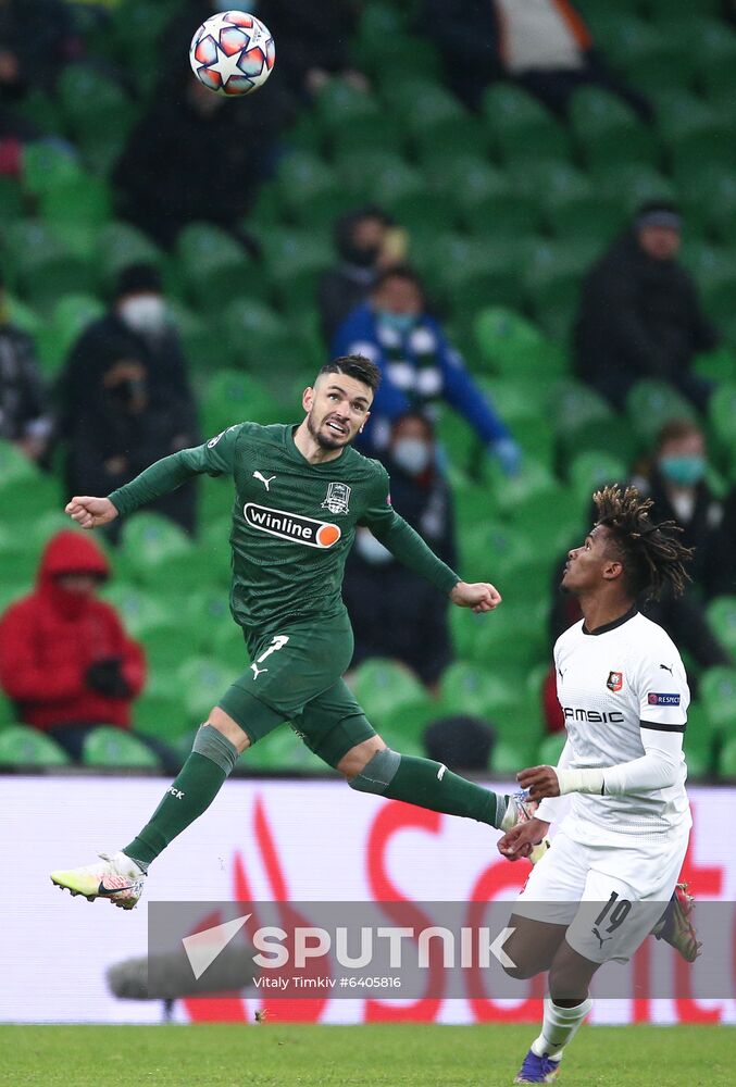 Russia Soccer Champions League Krasnodar - Stade Renne