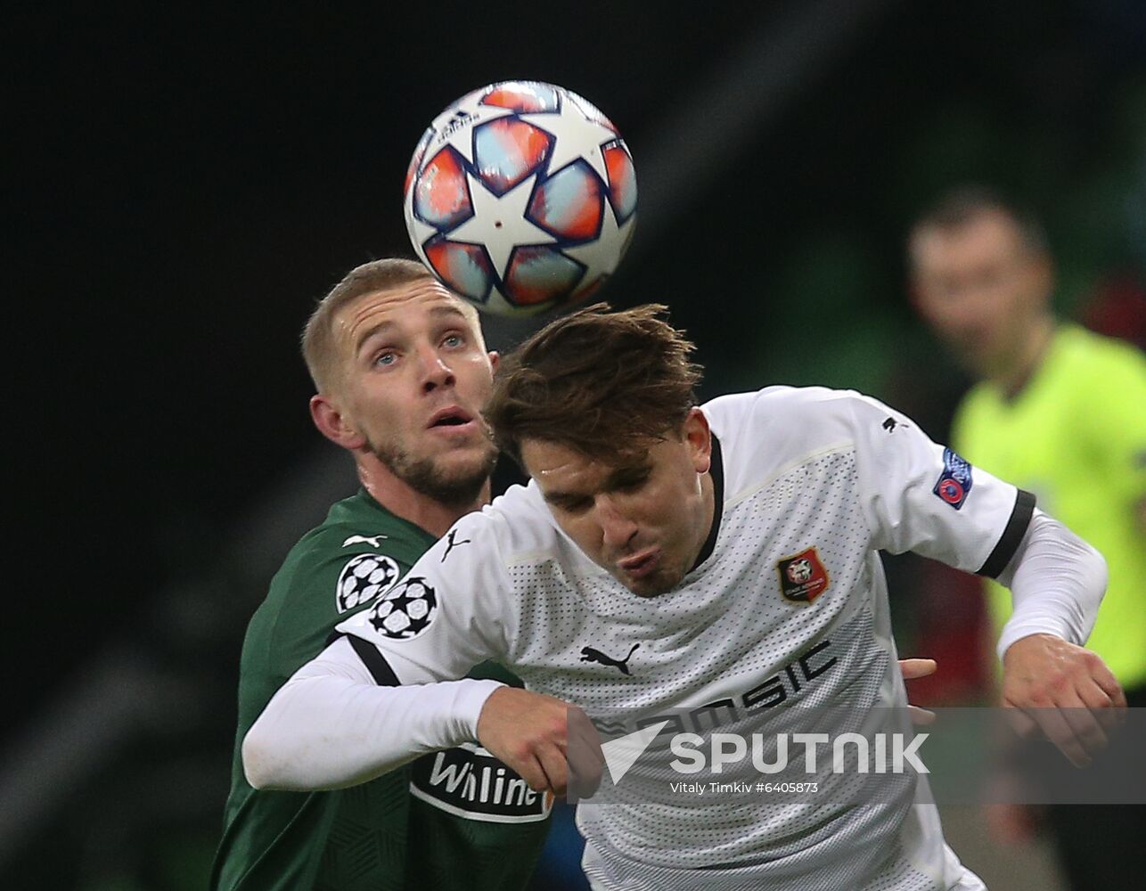 Russia Soccer Champions League Krasnodar - Stade Renne