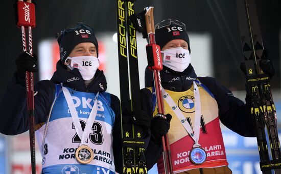 Finland Biathlon World Cup Men Sprint