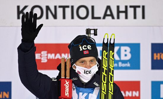 Finland Biathlon World Cup Men Sprint
