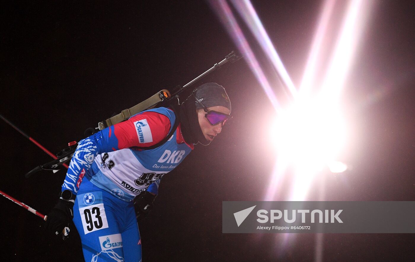 Finland Biathlon World Cup Men Sprint