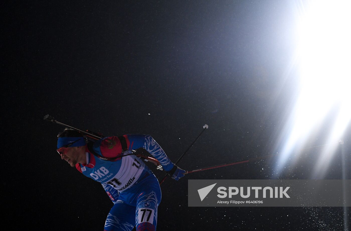 Finland Biathlon World Cup Men Sprint