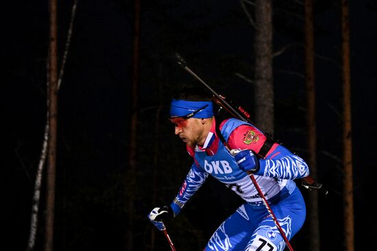 Finland Biathlon World Cup Men Sprint