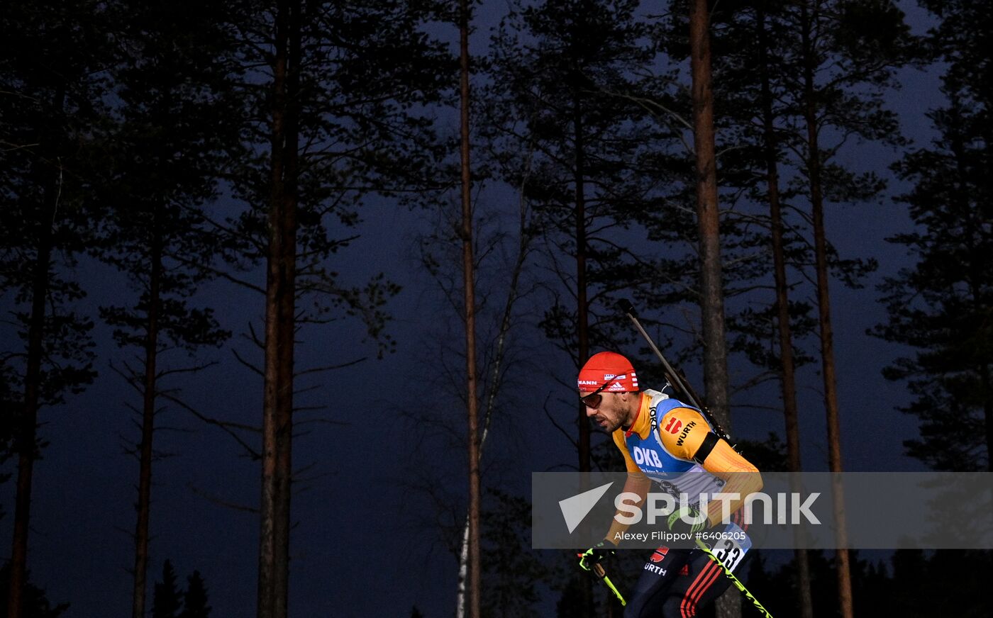 Finland Biathlon World Cup Men Sprint