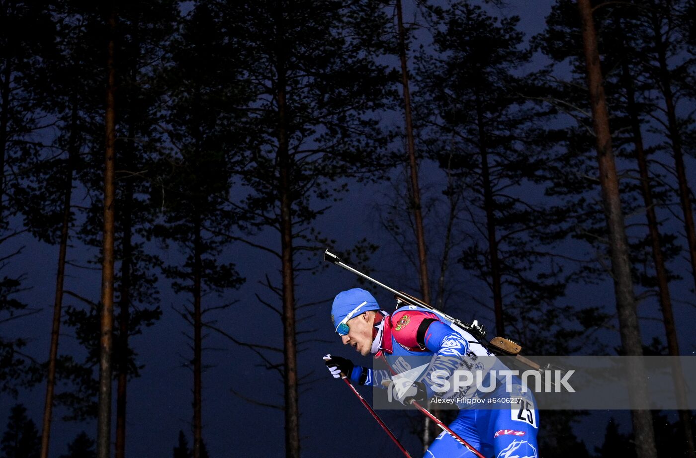 Finland Biathlon World Cup Men Sprint