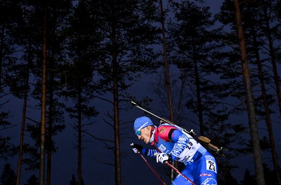 Finland Biathlon World Cup Men Sprint