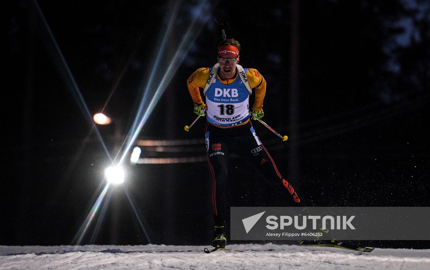 Finland Biathlon World Cup Men Sprint