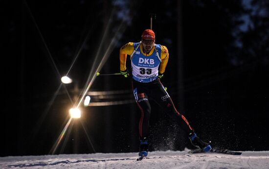 Finland Biathlon World Cup Men Sprint