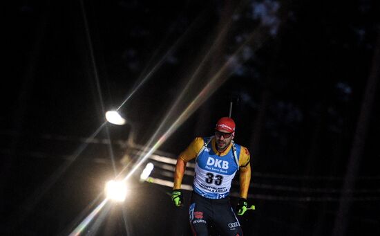 Finland Biathlon World Cup Men Sprint