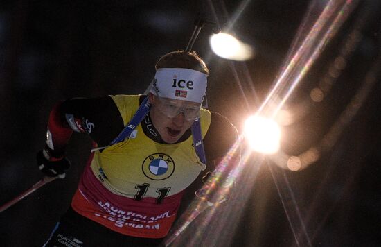 Finland Biathlon World Cup Men Sprint