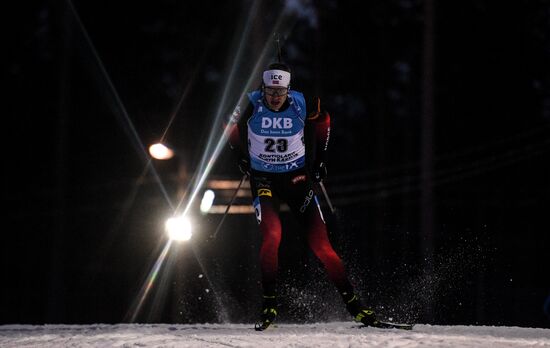 Finland Biathlon World Cup Men Sprint