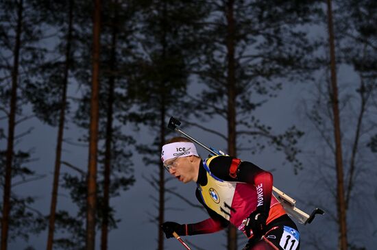 Finland Biathlon World Cup Men Sprint