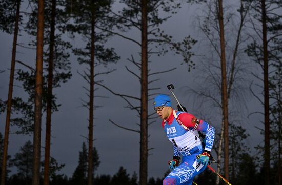 Finland Biathlon World Cup Men Sprint