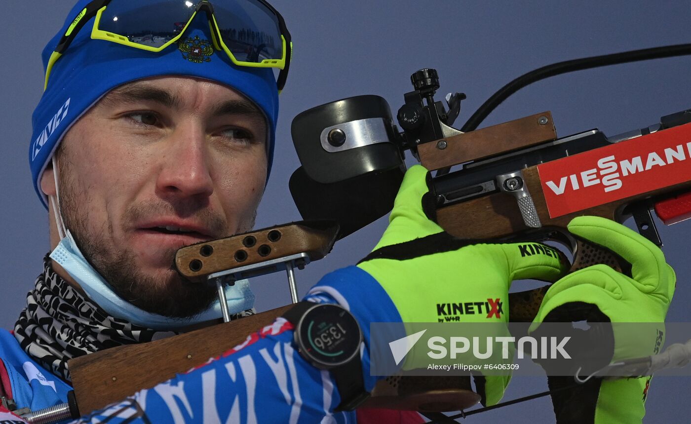 Finland Biathlon World Cup Men Sprint