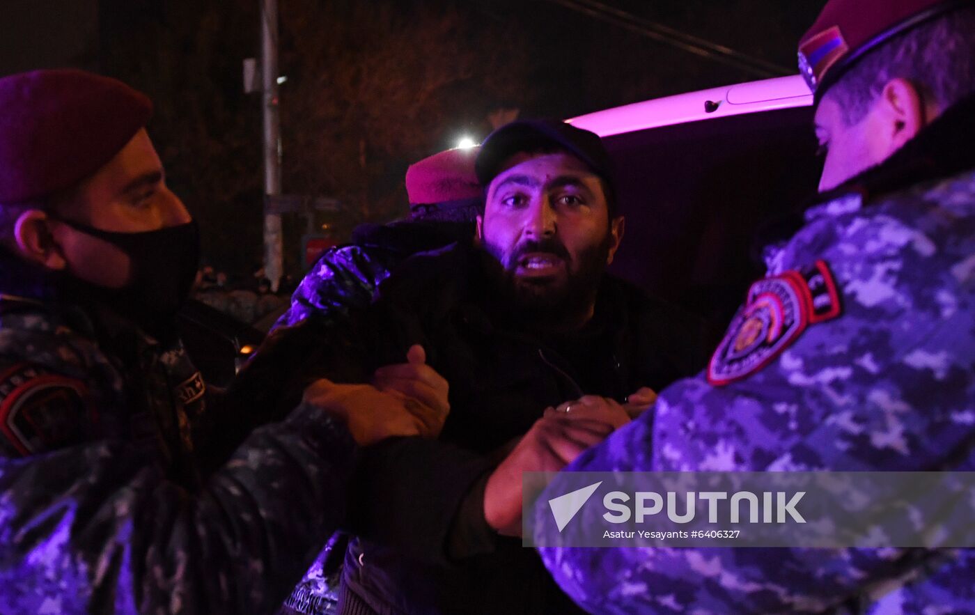 Armenia Nagorno-Karabakh Ceasefire Protests