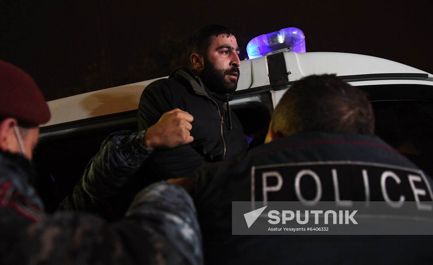 Armenia Nagorno-Karabakh Ceasefire Protests