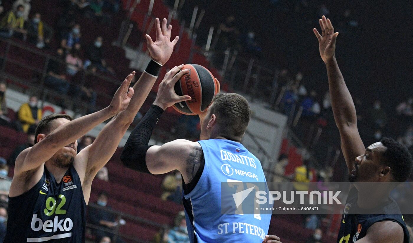 Russia Basketball Euroleague Zenit - Fenerbahce