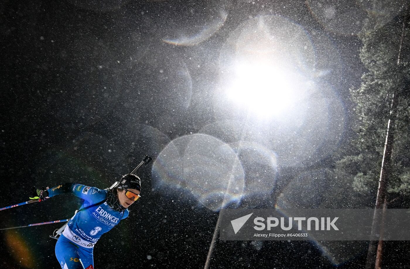 Finland Biathlon World Cup Women Sprint