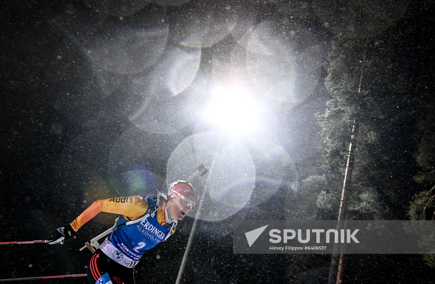 Finland Biathlon World Cup Women Sprint