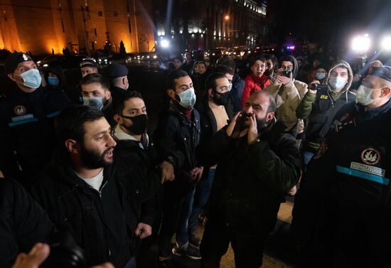 Armenia Nagorno-Karabakh Ceasefire Protests