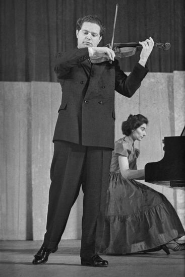 Violinist Rafail Sobolevsky