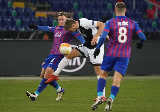 Russia Soccer Champions League CSKA - Wolfsberger