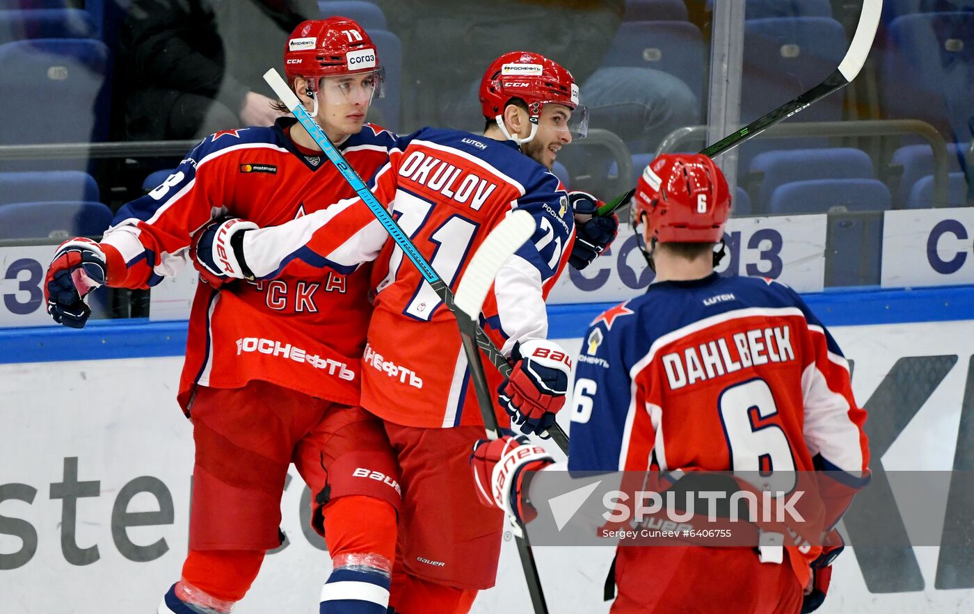 Russia Ice Hockey CSKA - Dinamo