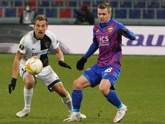 Russia Soccer Champions League CSKA - Wolfsberger