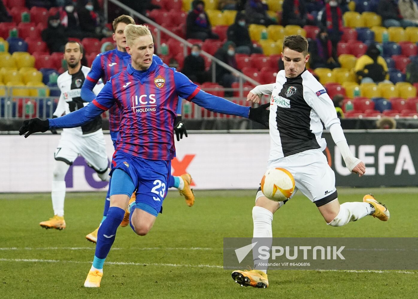 Russia Soccer Champions League CSKA - Wolfsberger