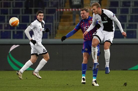 Russia Soccer Champions League CSKA - Wolfsberger