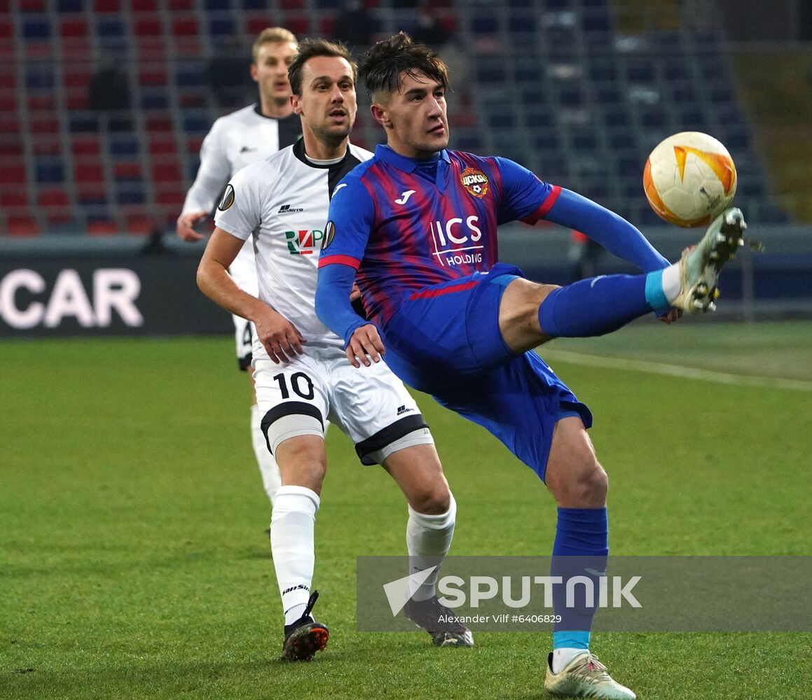 Russia Soccer Champions League CSKA - Wolfsberger