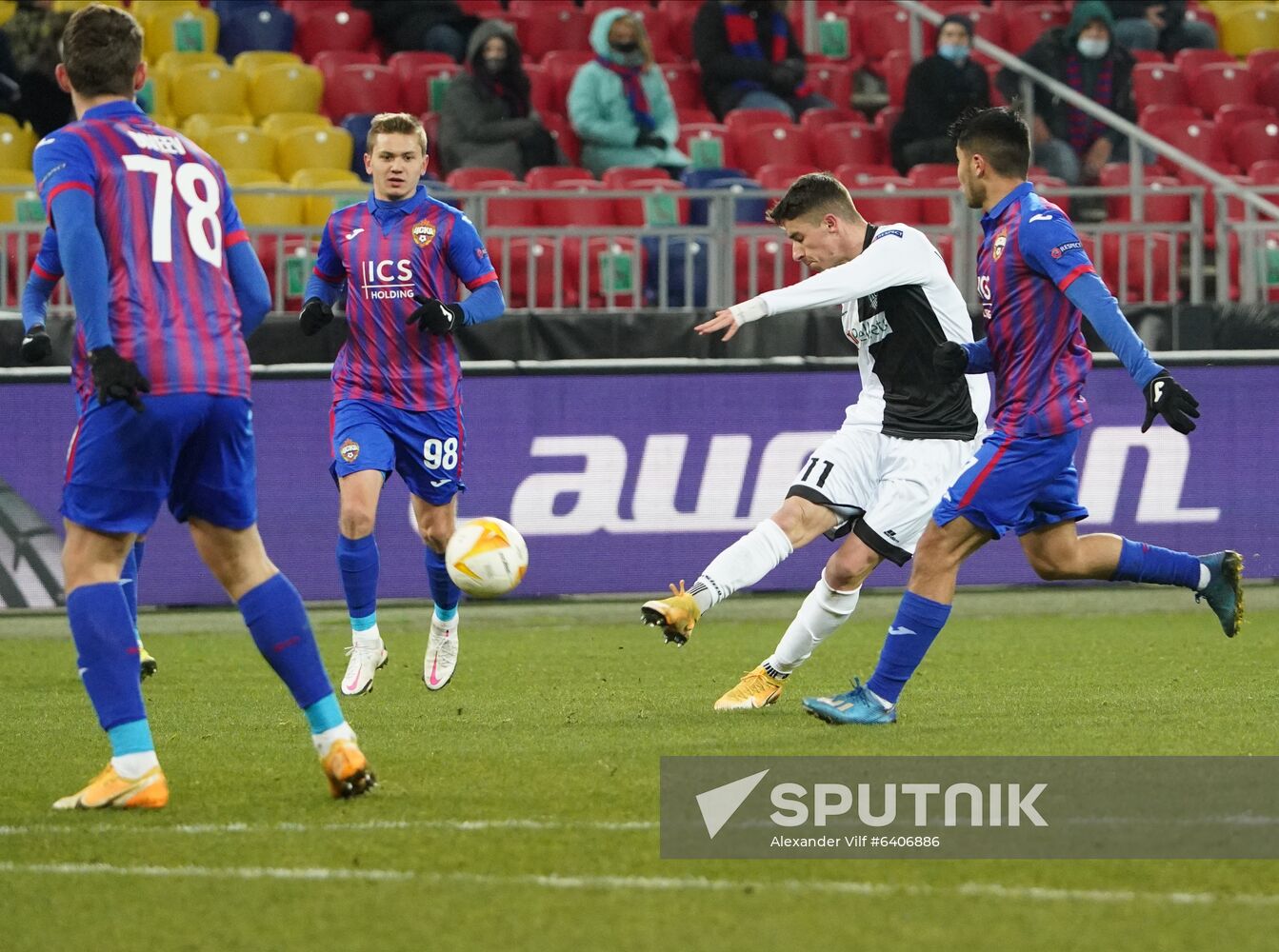 Russia Soccer Champions League CSKA - Wolfsberger