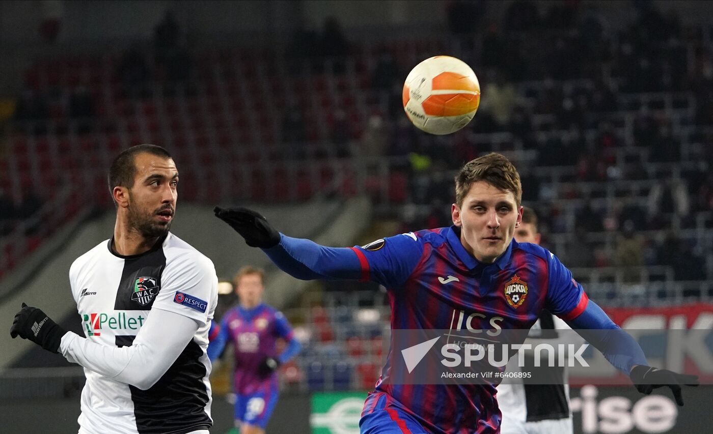 Russia Soccer Champions League CSKA - Wolfsberger