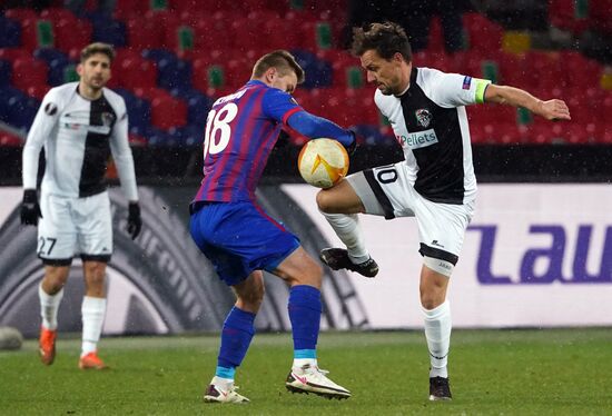 Russia Soccer Champions League CSKA - Wolfsberger