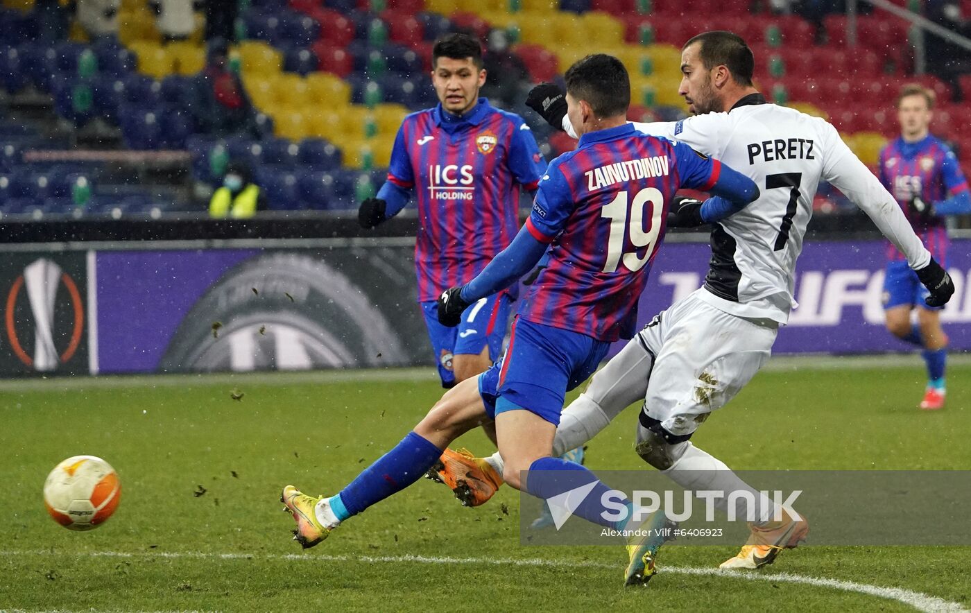 Russia Soccer Champions League CSKA - Wolfsberger