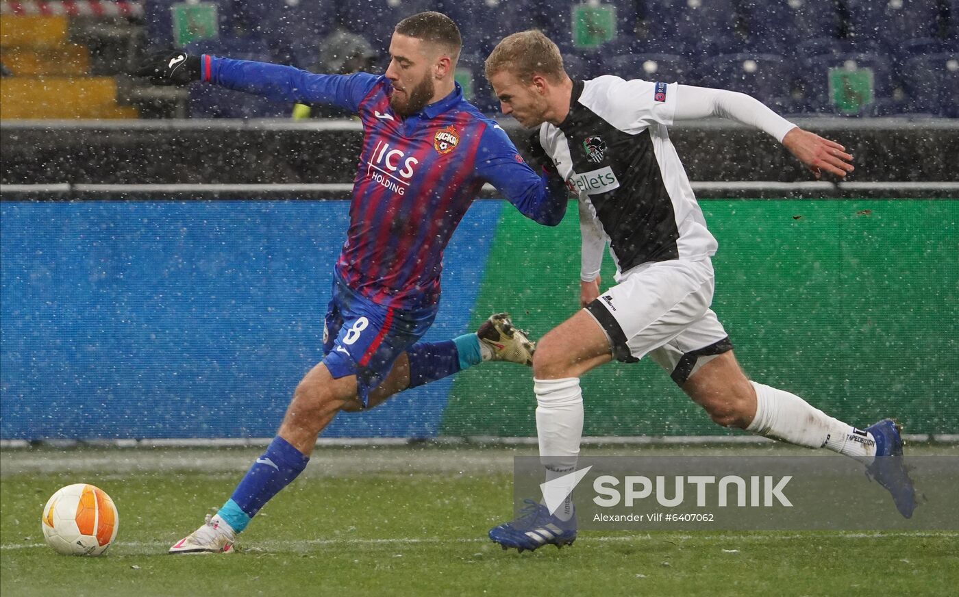 Russia Soccer Champions League CSKA - Wolfsberger
