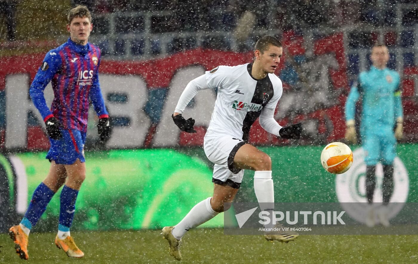Russia Soccer Champions League CSKA - Wolfsberger
