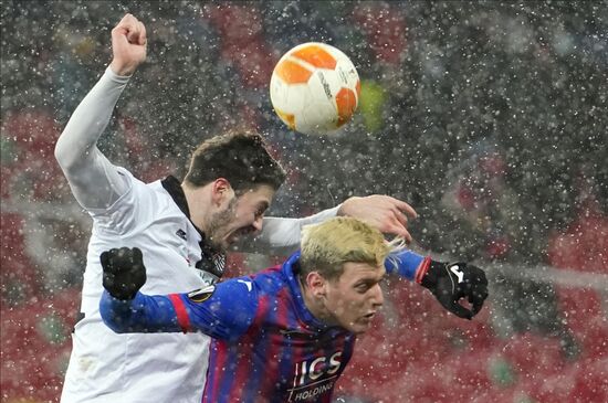 Russia Soccer Champions League CSKA - Wolfsberger