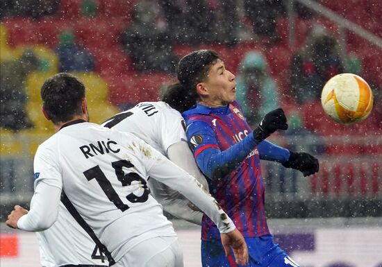Russia Soccer Champions League CSKA - Wolfsberger