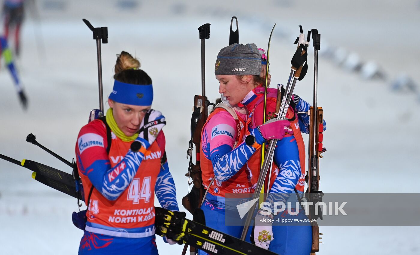 Finland Biathlon World Cup Women Pursuit