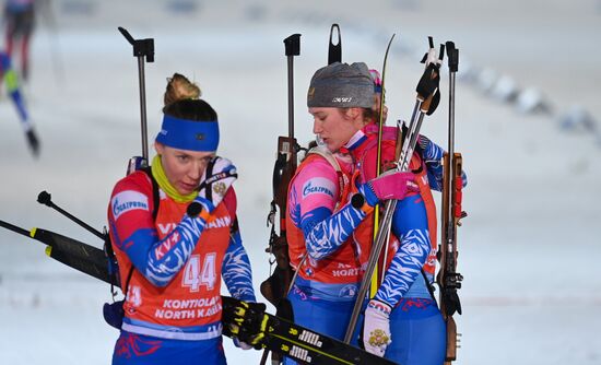 Finland Biathlon World Cup Women Pursuit