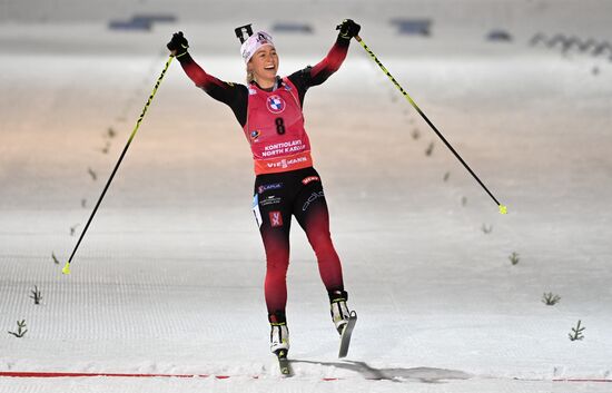Finland Biathlon World Cup Women Pursuit