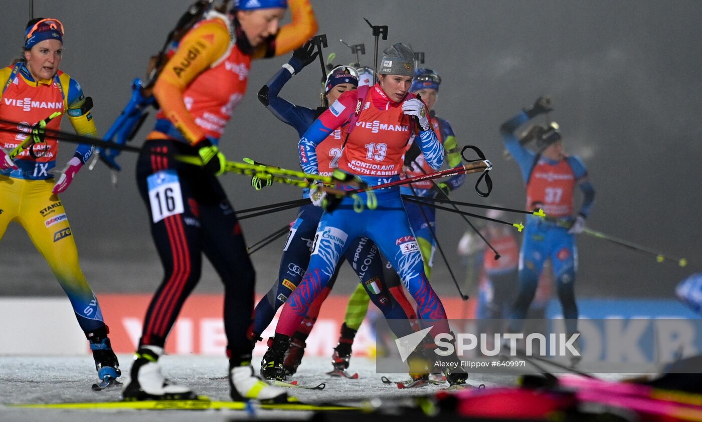 Finland Biathlon World Cup Women Pursuit