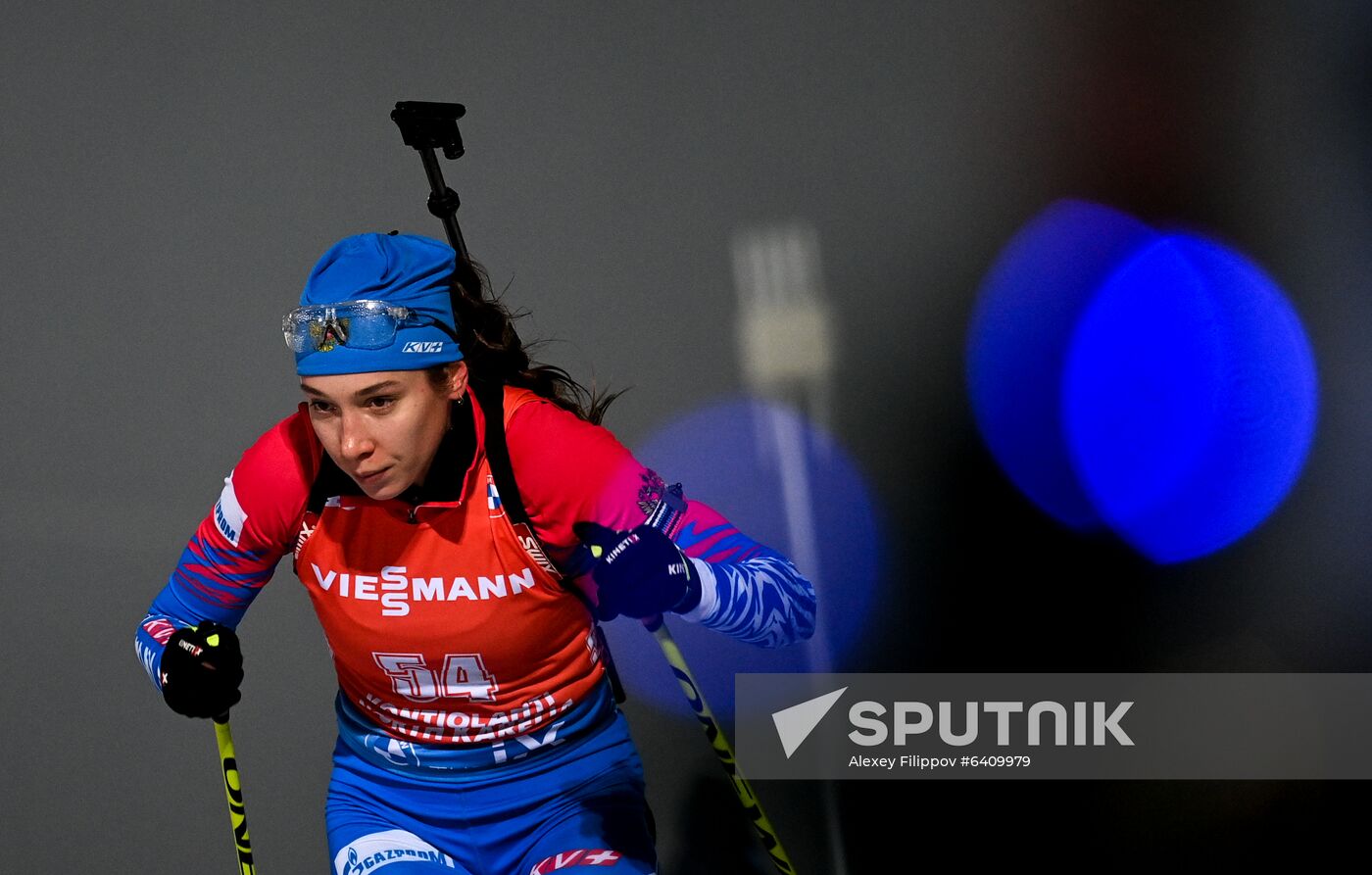 Finland Biathlon World Cup Women Pursuit