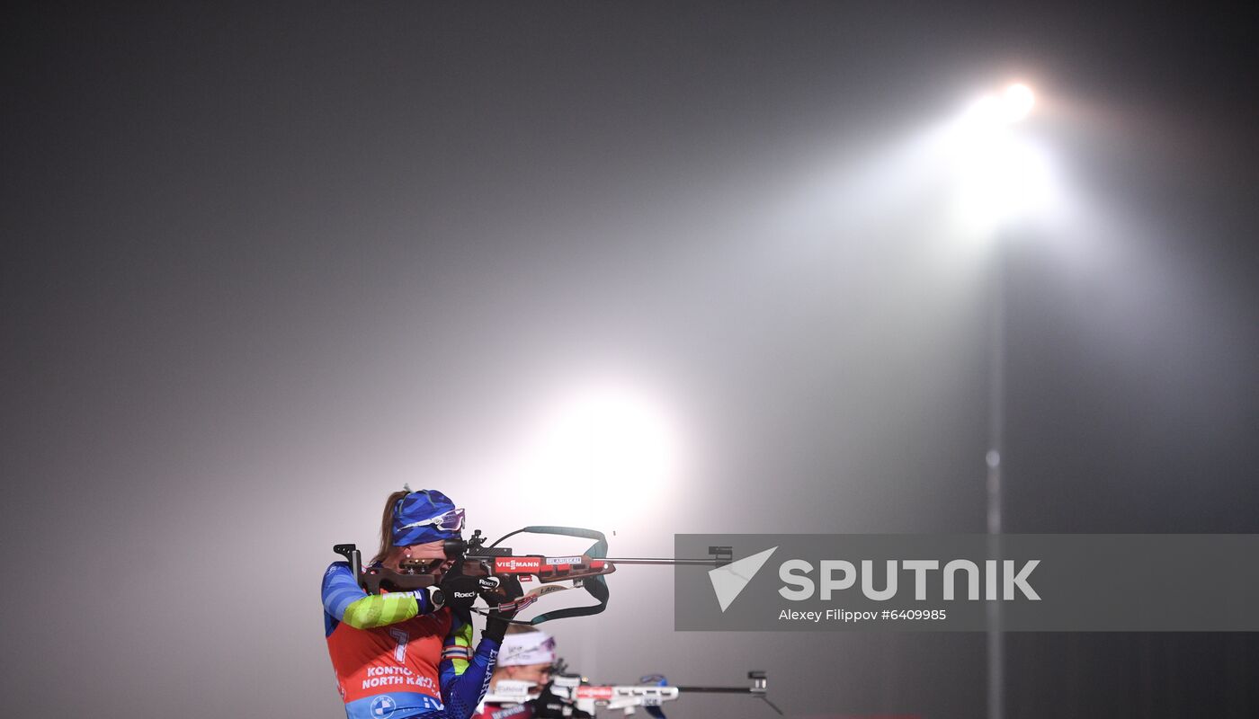 Finland Biathlon World Cup Women Pursuit