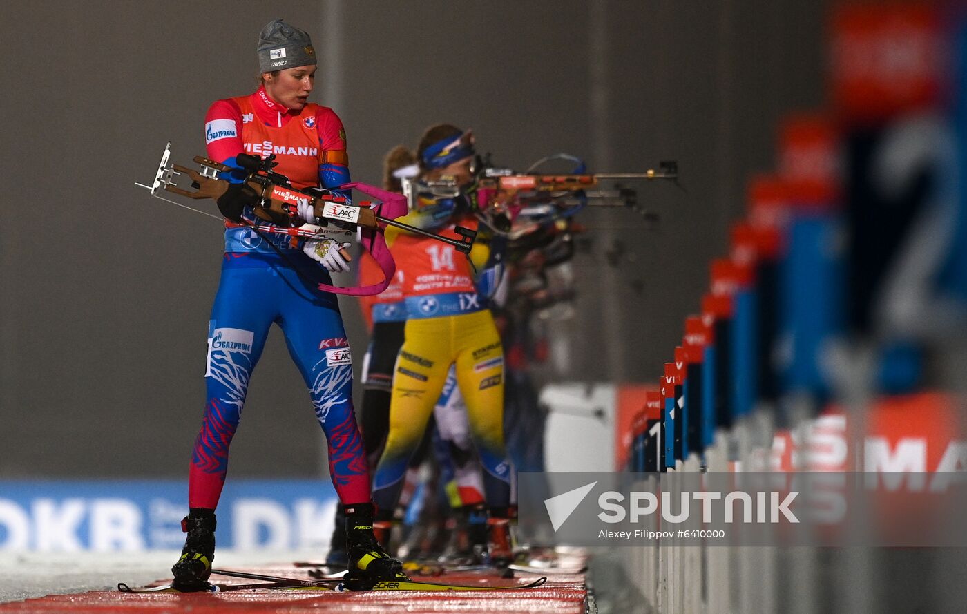 Finland Biathlon World Cup Women Pursuit