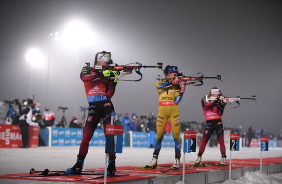 Finland Biathlon World Cup Women Pursuit