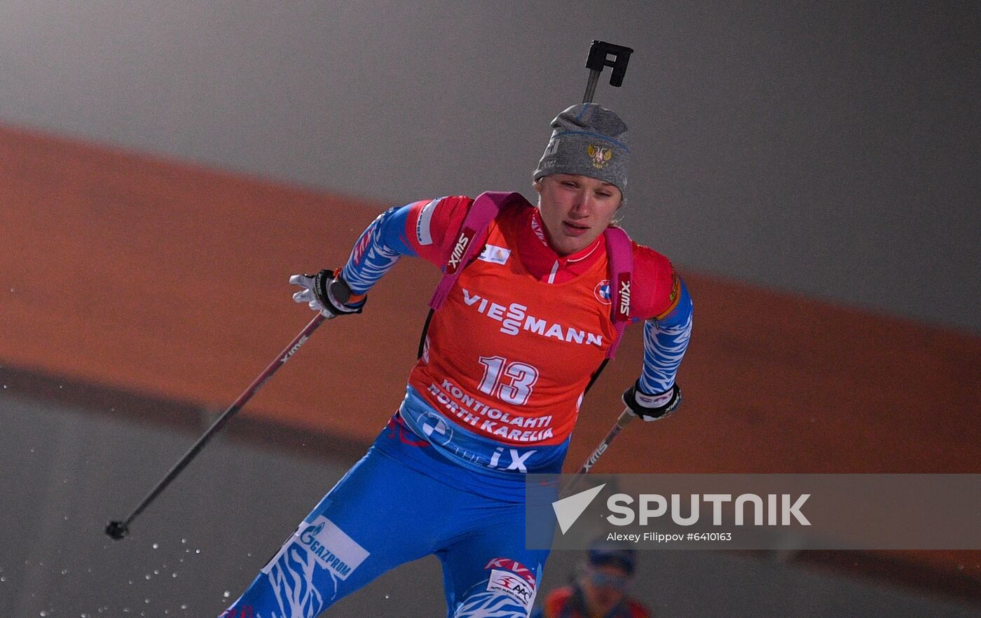 Finland Biathlon World Cup Women Pursuit